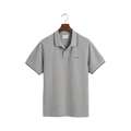 Tipping SS Pique Polo - Grey