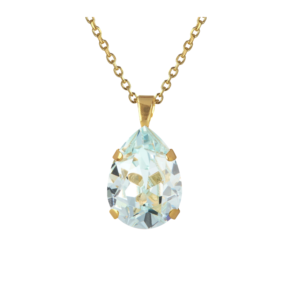 Mini Drop Necklace Gold - 07 Light Azore
