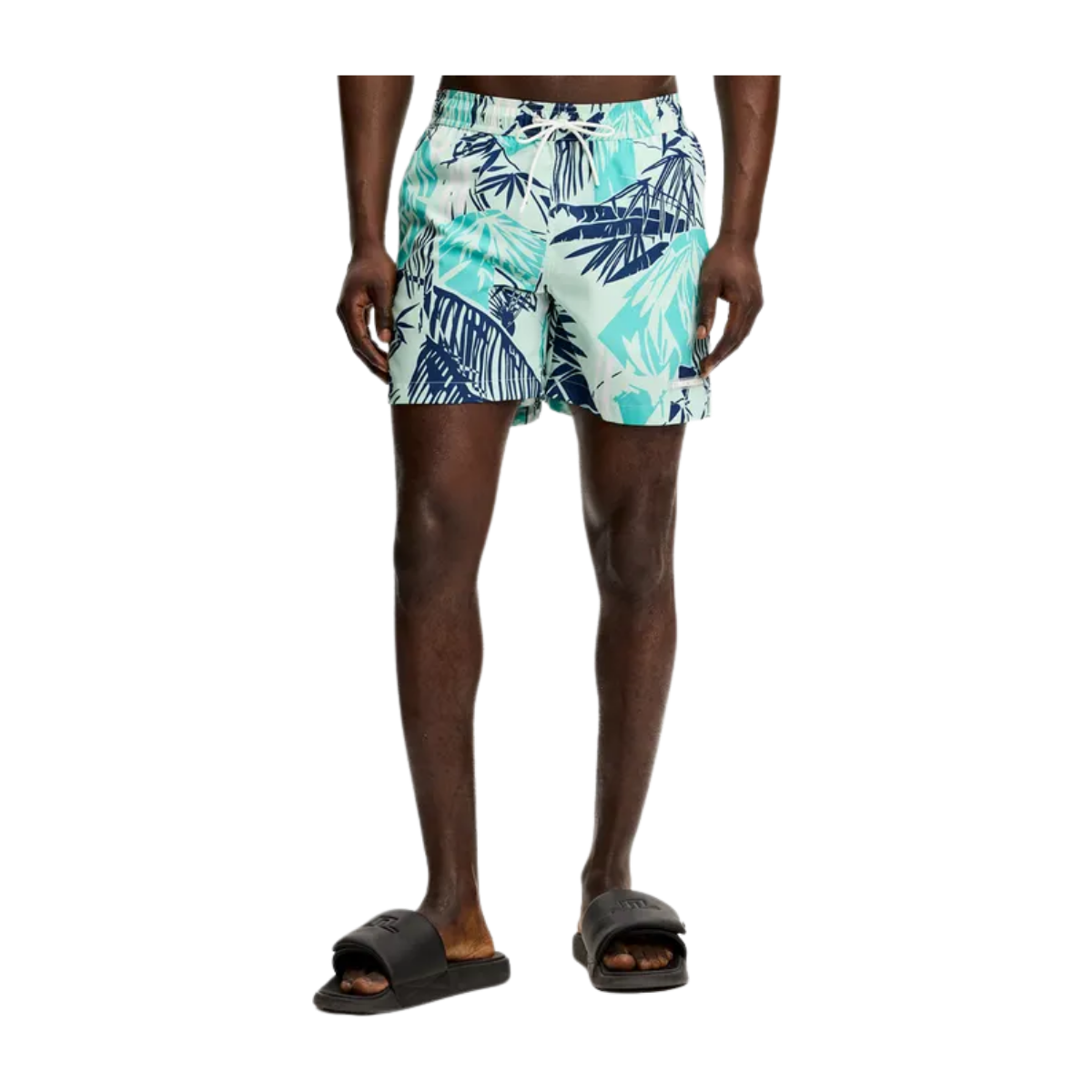 Banks Grove Print Shorts - Grove Blue L
