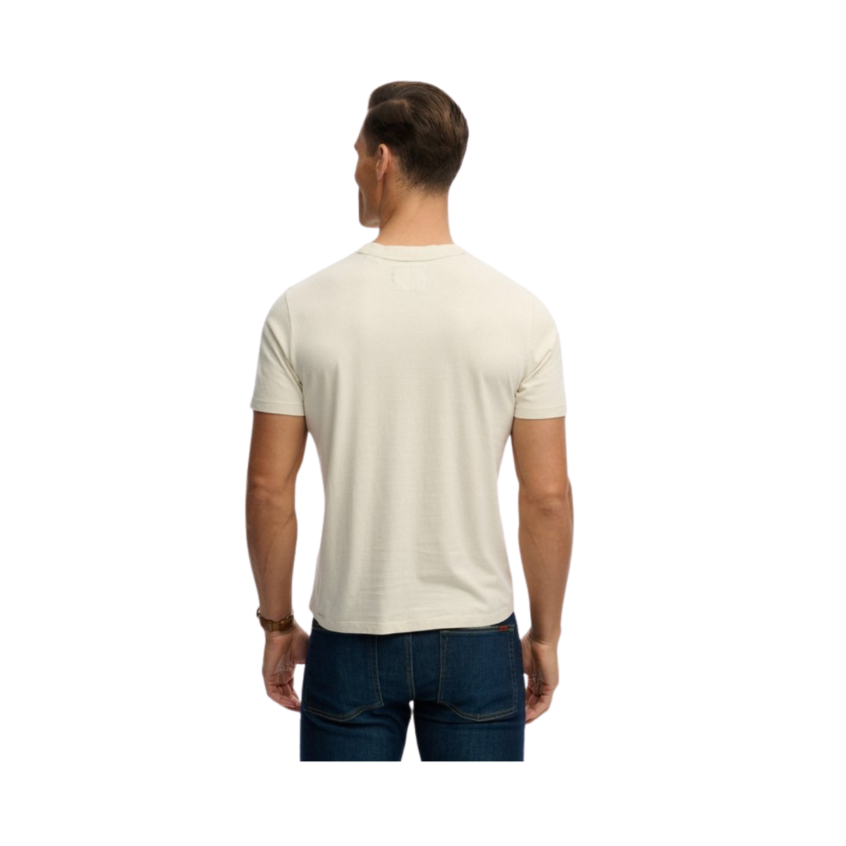Industry Worker Relaxed Tee - Oatmeal Beige