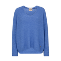 Thora V-Neck Knit - Ultramarine