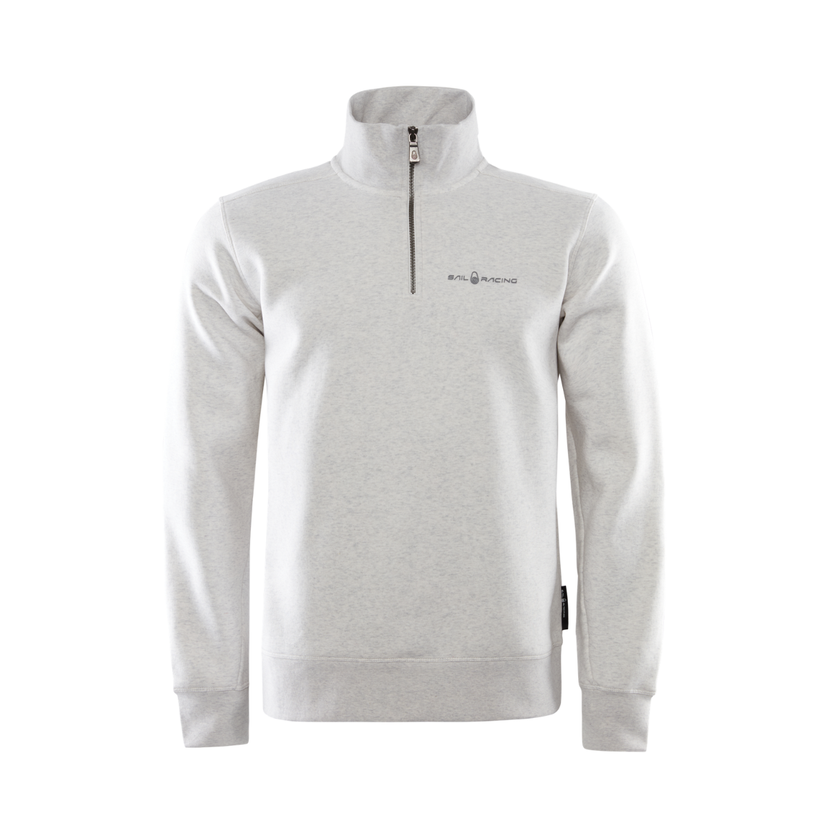 Bowman Logo T-Neck - Light Grey Mel