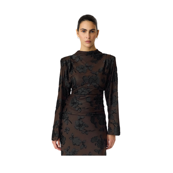 YASMarena Batwing Top - Coffee Bean