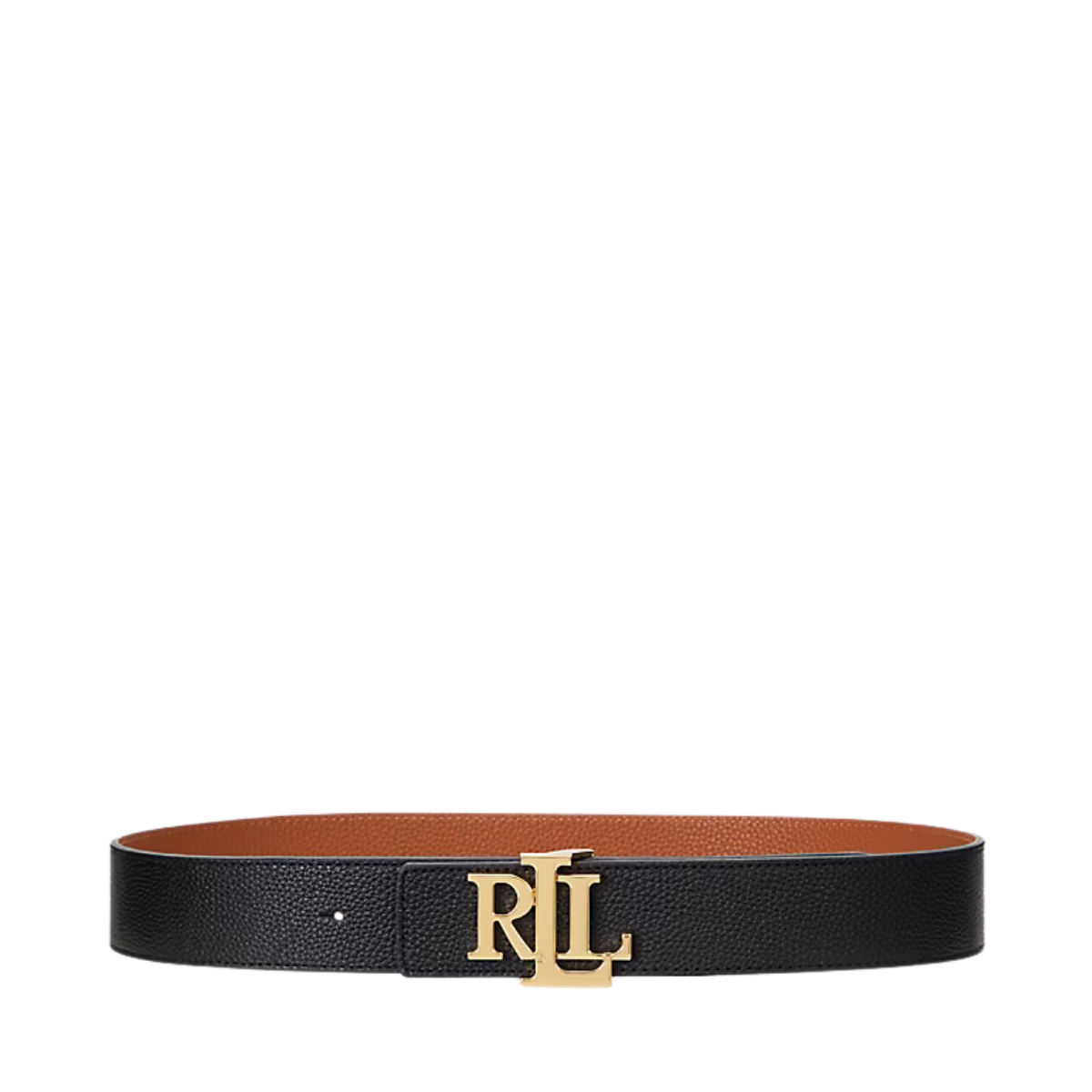 Reversed 40 Belt Wide - Black/Lauren Tan