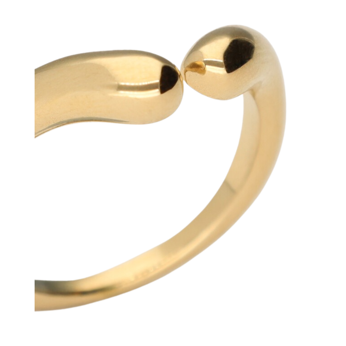 Ring open V shape OS - 1200 Gold