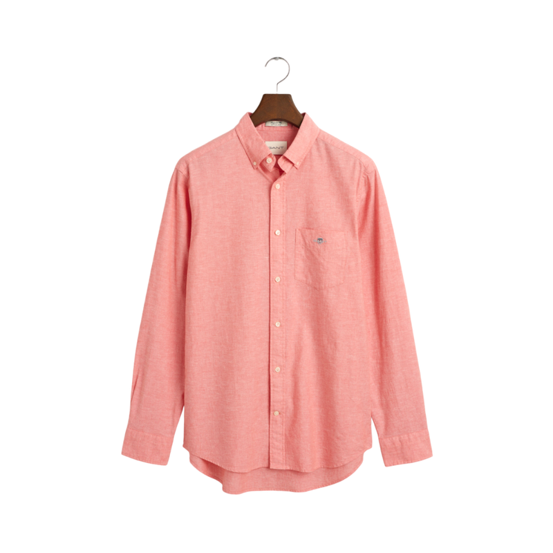 Cotton Linen Shirt - Pink