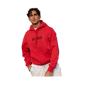 Borg Oversized Hoodie - Flame Scarlet