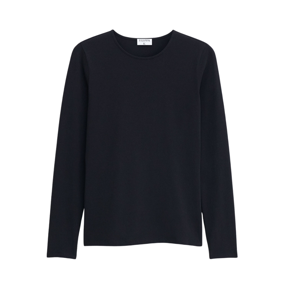 Cotton Stretch Long Sleeve - Black