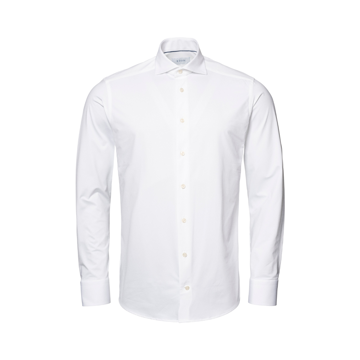 Wide Spread Slim Stretch Shirt - White