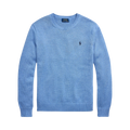 Cotton Crewneck Sweater - Soft Royal