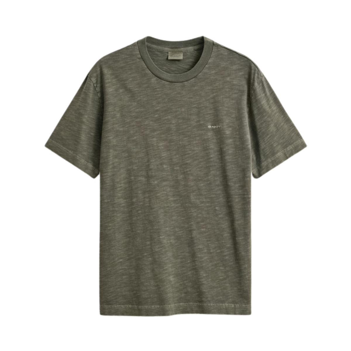 Washed Slub Tshirt - Dry Herb Green