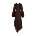 Seema Lace Maxi Dress - Dark Brown