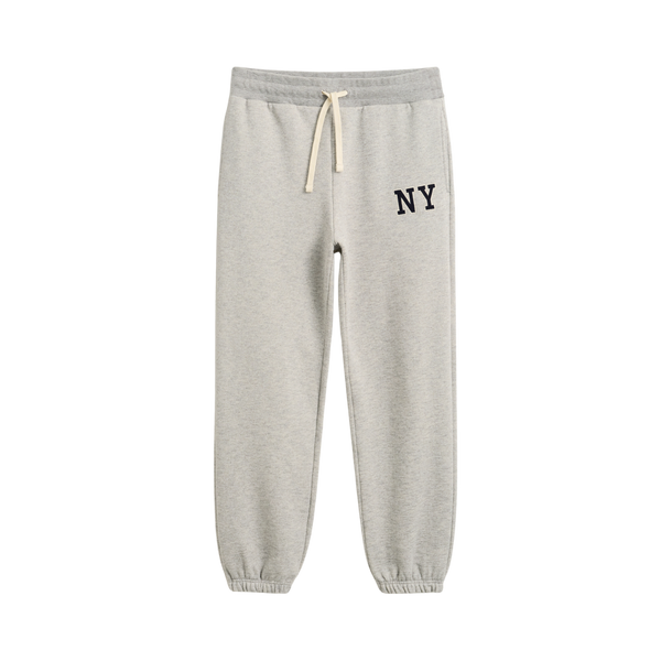 Graphic Sweatpants - Grey Melange