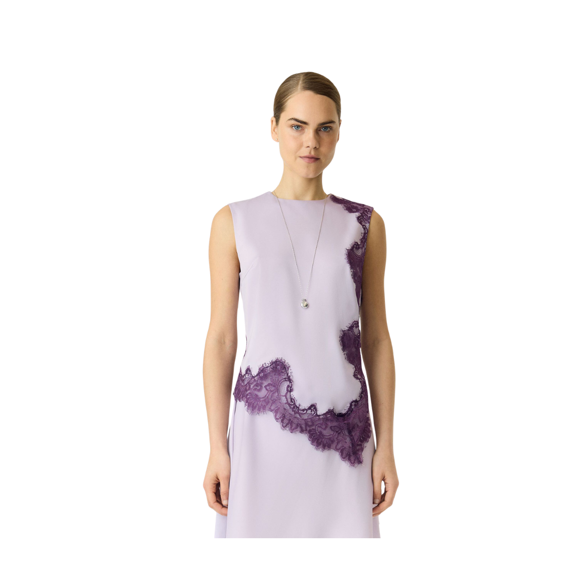YASPella Lace Top - Orchid Petal