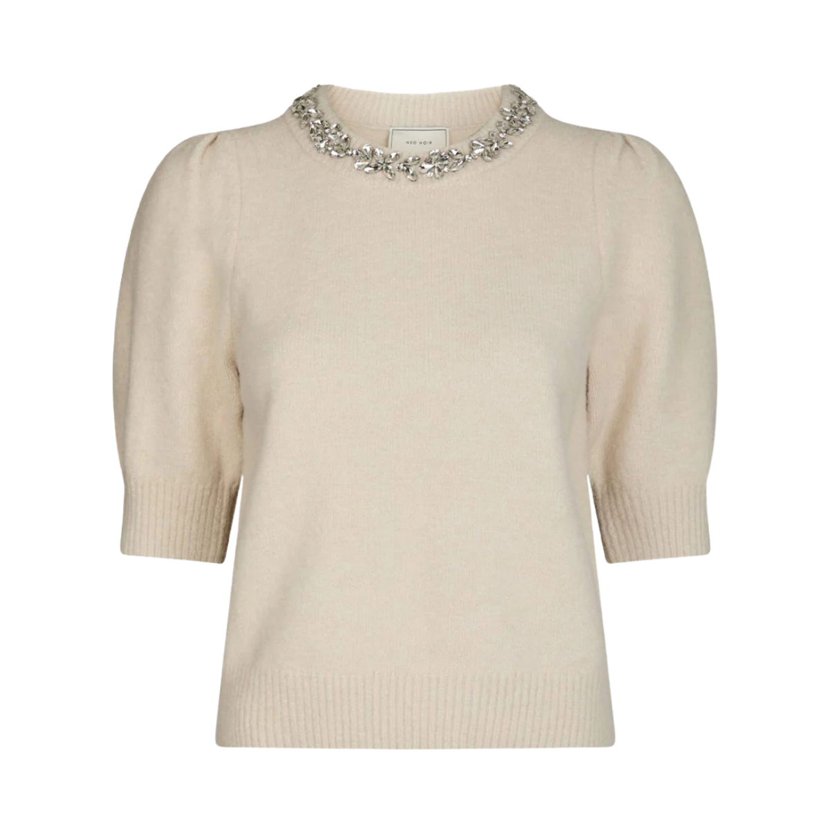 Maia Stone Knit blouse - Ivory