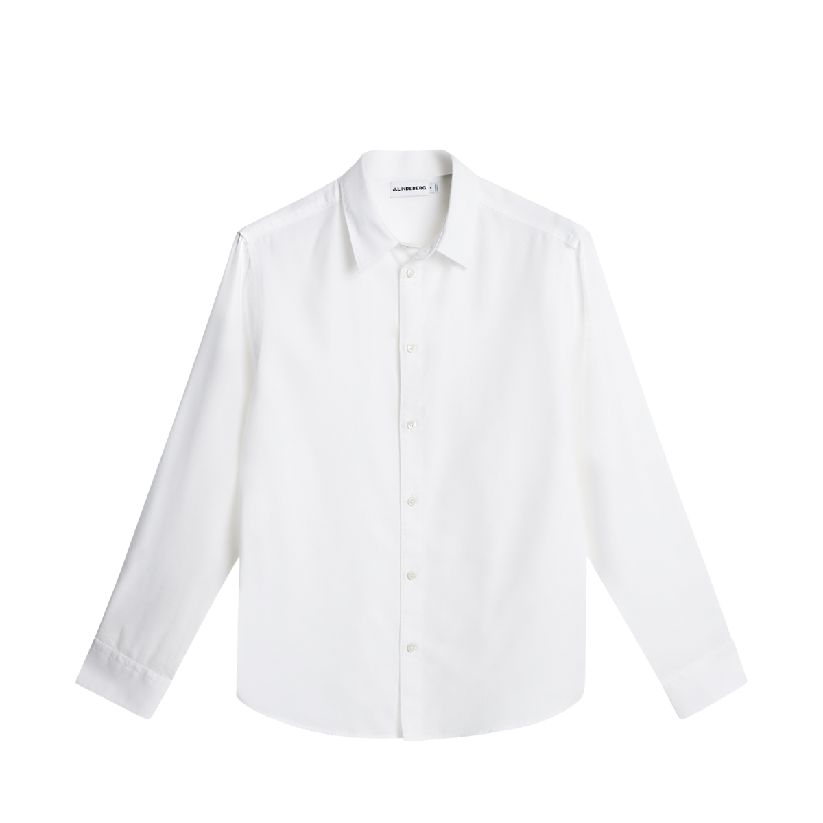 Slim LS Cotton Tencel Shirt - White