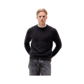 Marcello Crew Neck Knit - Black