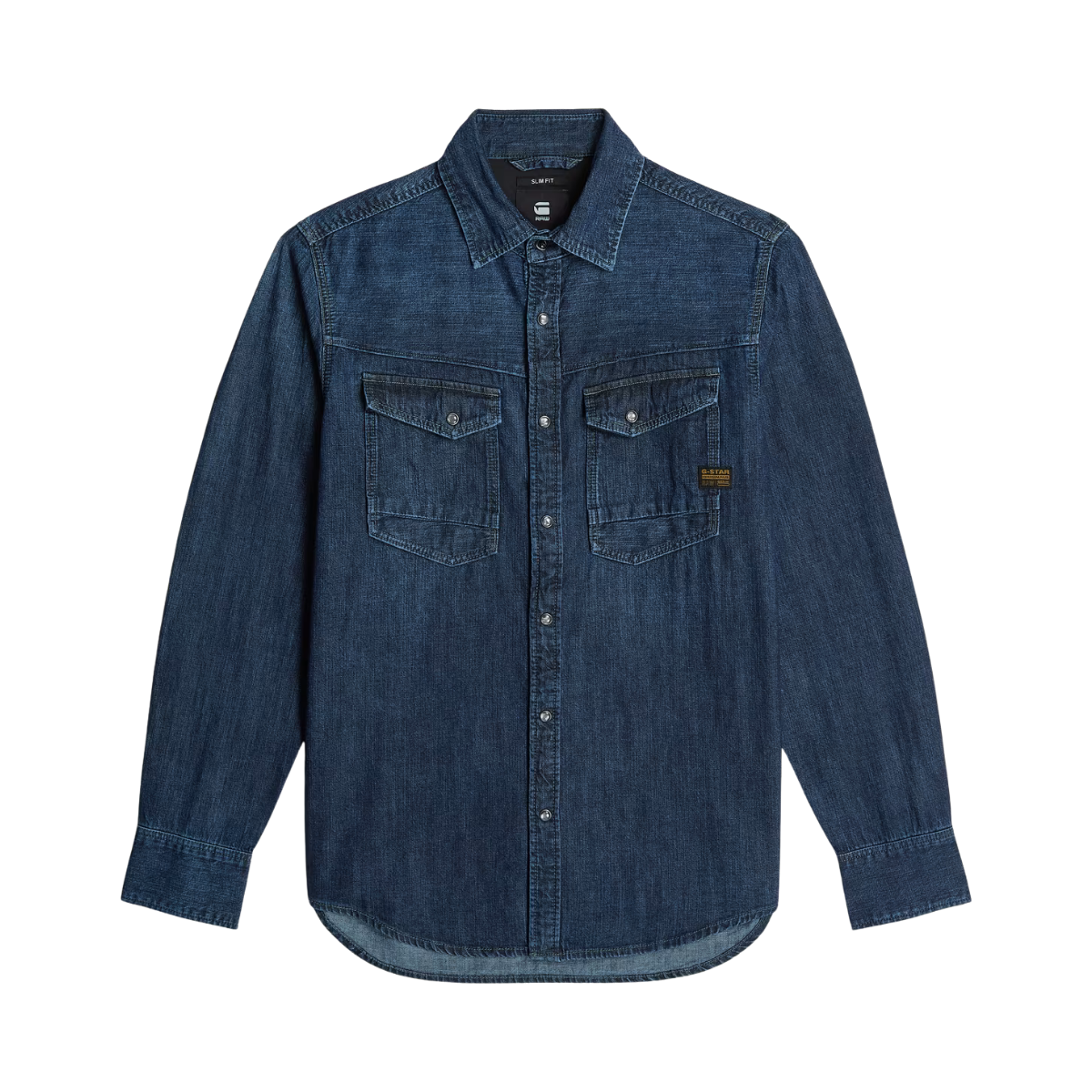 Dakota Slim LS Shirt - Worn In Deep Sea