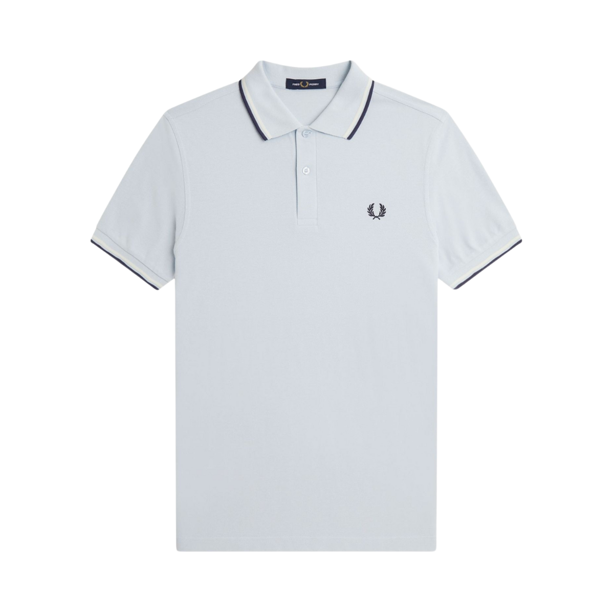 TWIN TIPPED FP SHIRT - Light Ice/Snow White/Tennis Blue