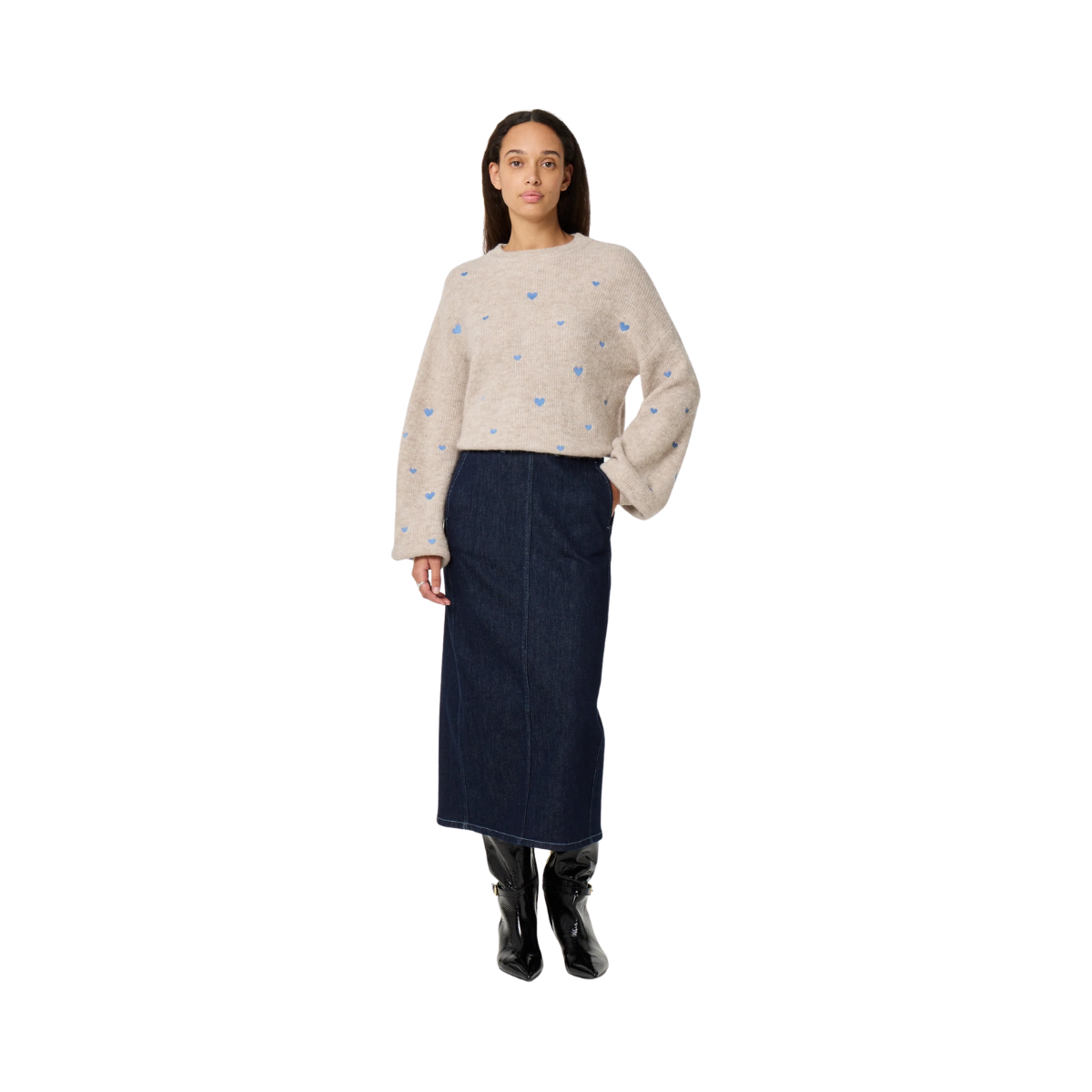 Lidia Pullover - Oatmeal Melange