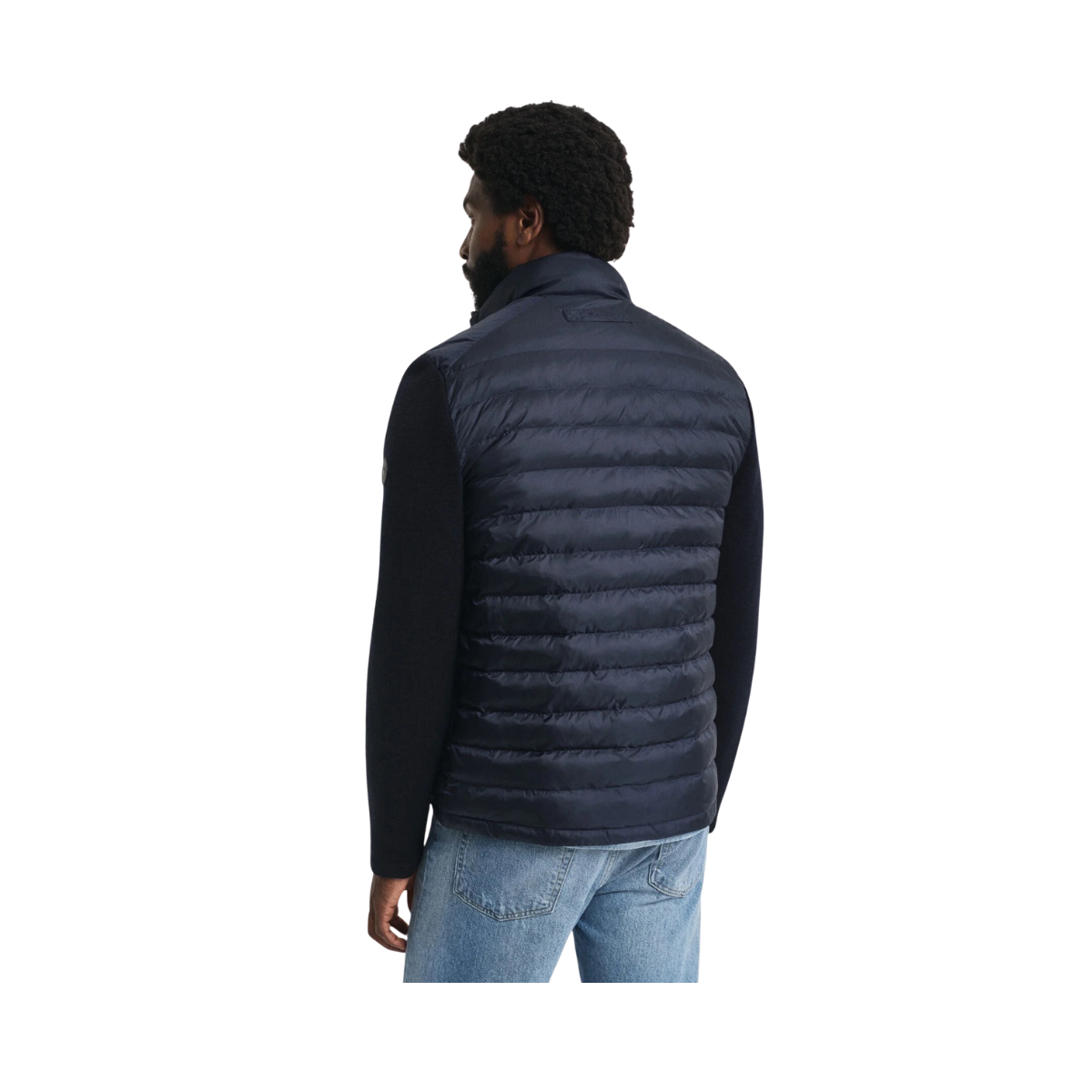 Mixed Media Jacket - 433 Evening Blue