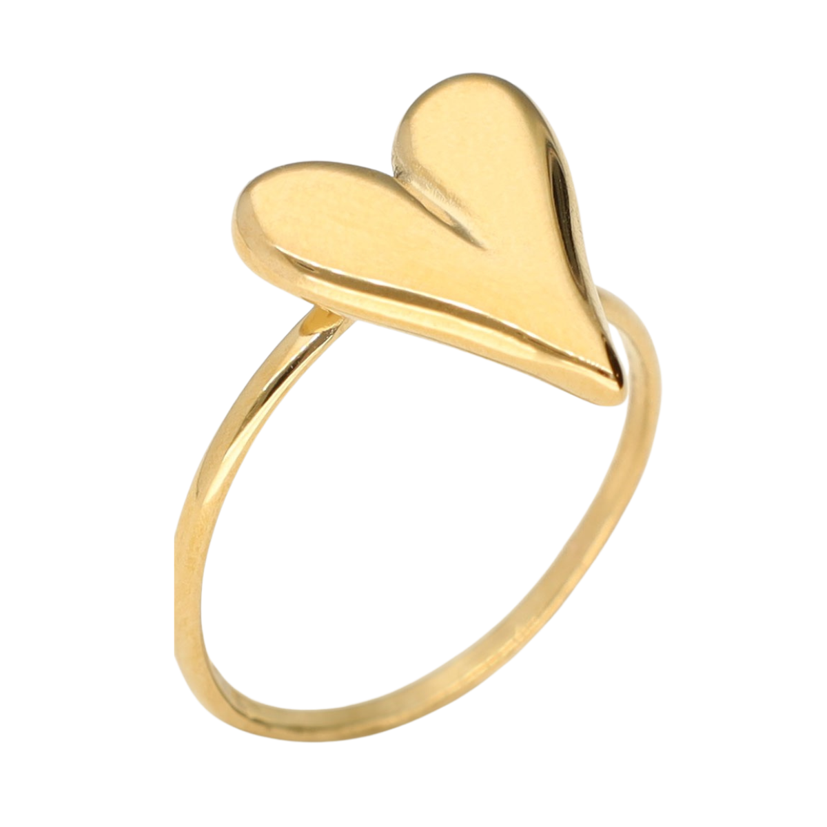 Ring with heart - 1200 Gold