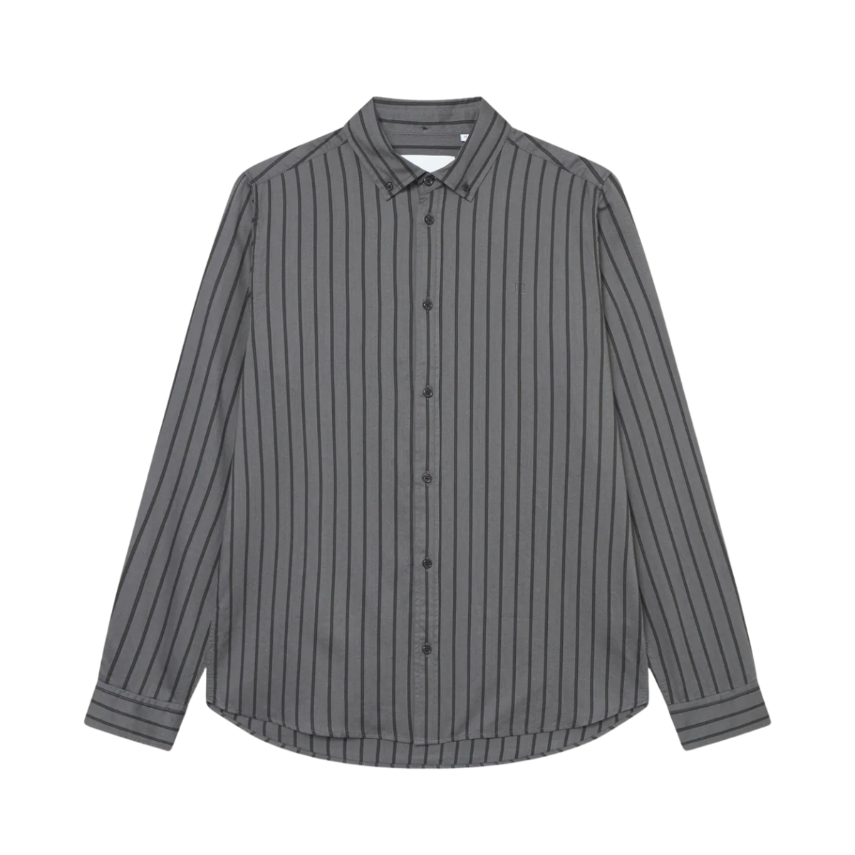 Konrad Herringbone Shirt - Gargoyle
