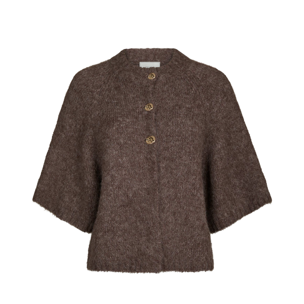 Benuta Fluffy Knit Cardigan - Light Brown
