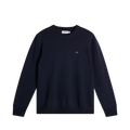 Keane Merino Crew Neck - JL Navy