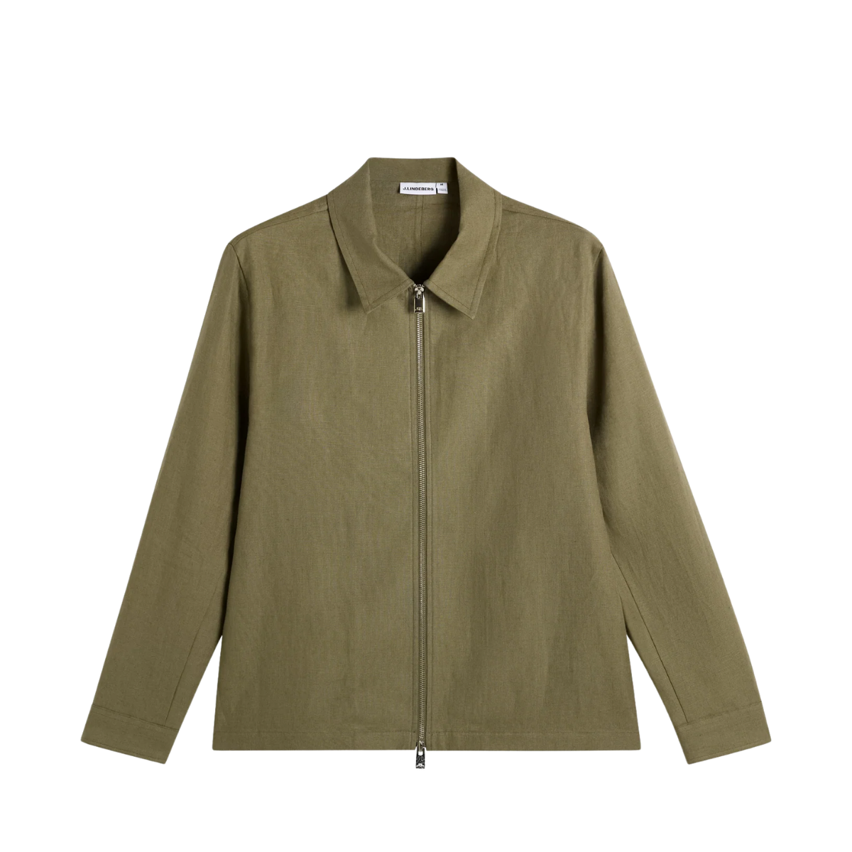 Julius Drape Linen Overshirt - Kalamata