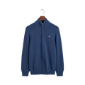 Casual Cotton Halfzip - Blue