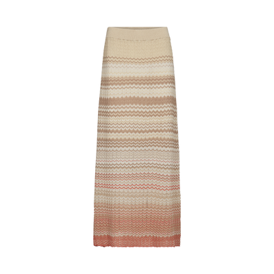 MMHopi Zig Zag Knit Skirt - 180 Ecru