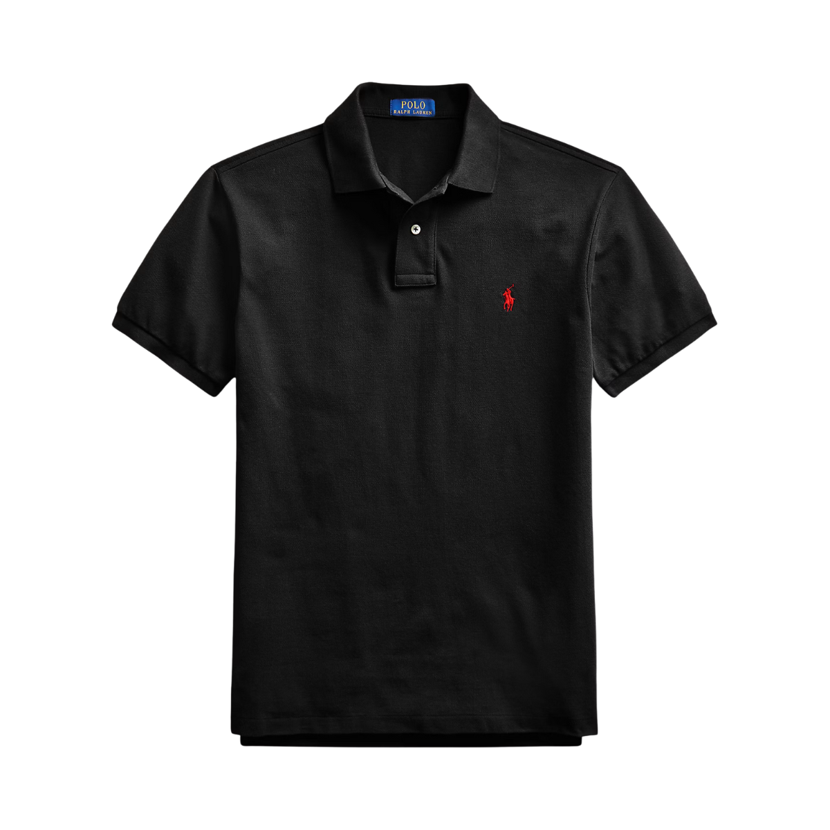 Custom Slim Fit Polo - Black