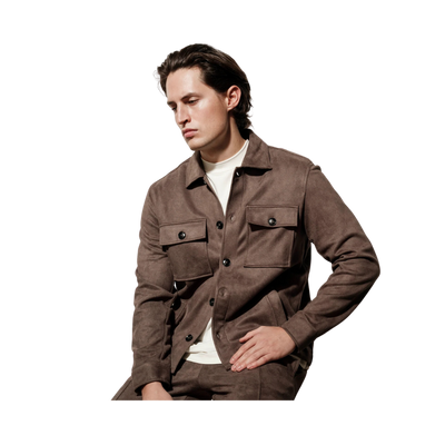 Denki Overshirt - Brown