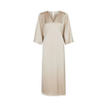 Remara Heavy Sateen Dress - Champagne