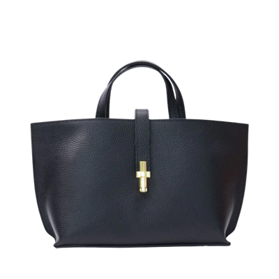 Aversa Leather Bag - Black