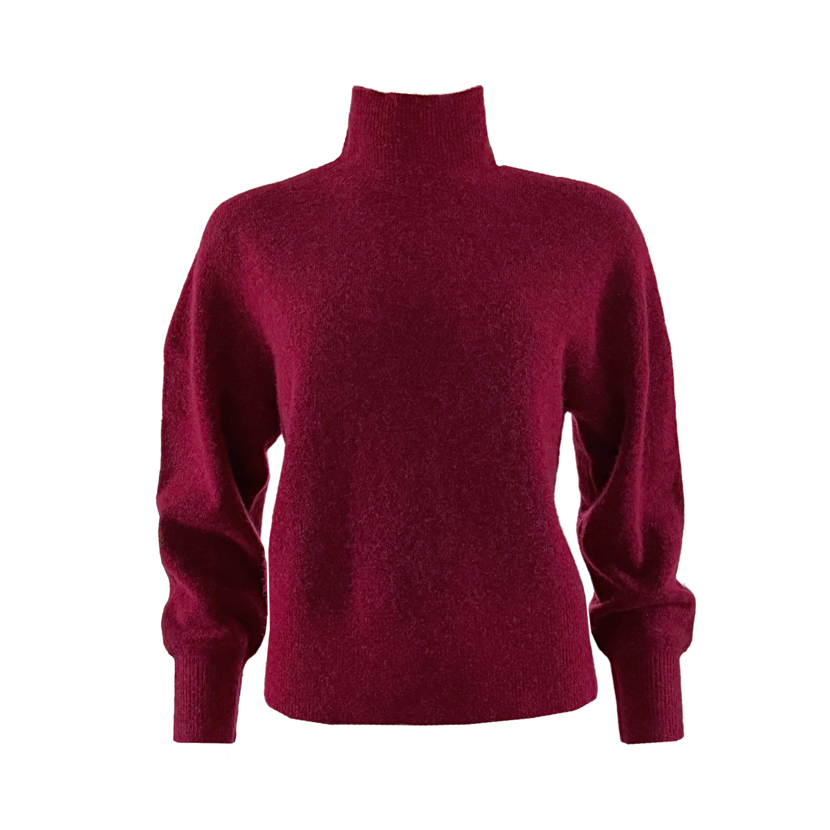 Frida Mock Neck - Old Wine