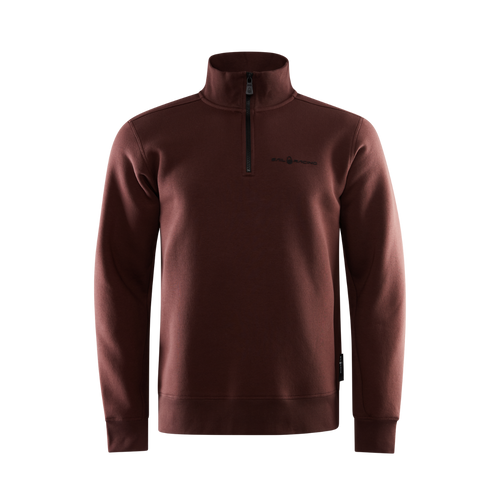 Sail Racing BOWMAN LOGO T-NECK - DARK BROWN