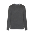 Vagn Reg Bubble Knit Crew Neck - Grey