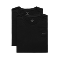 C-Neck T-Shirt 2-Pack - Black