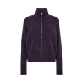 MMThora Knit Zip Cardigan - Sweet Grape