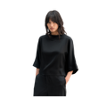 Thea Satin Tee - Black