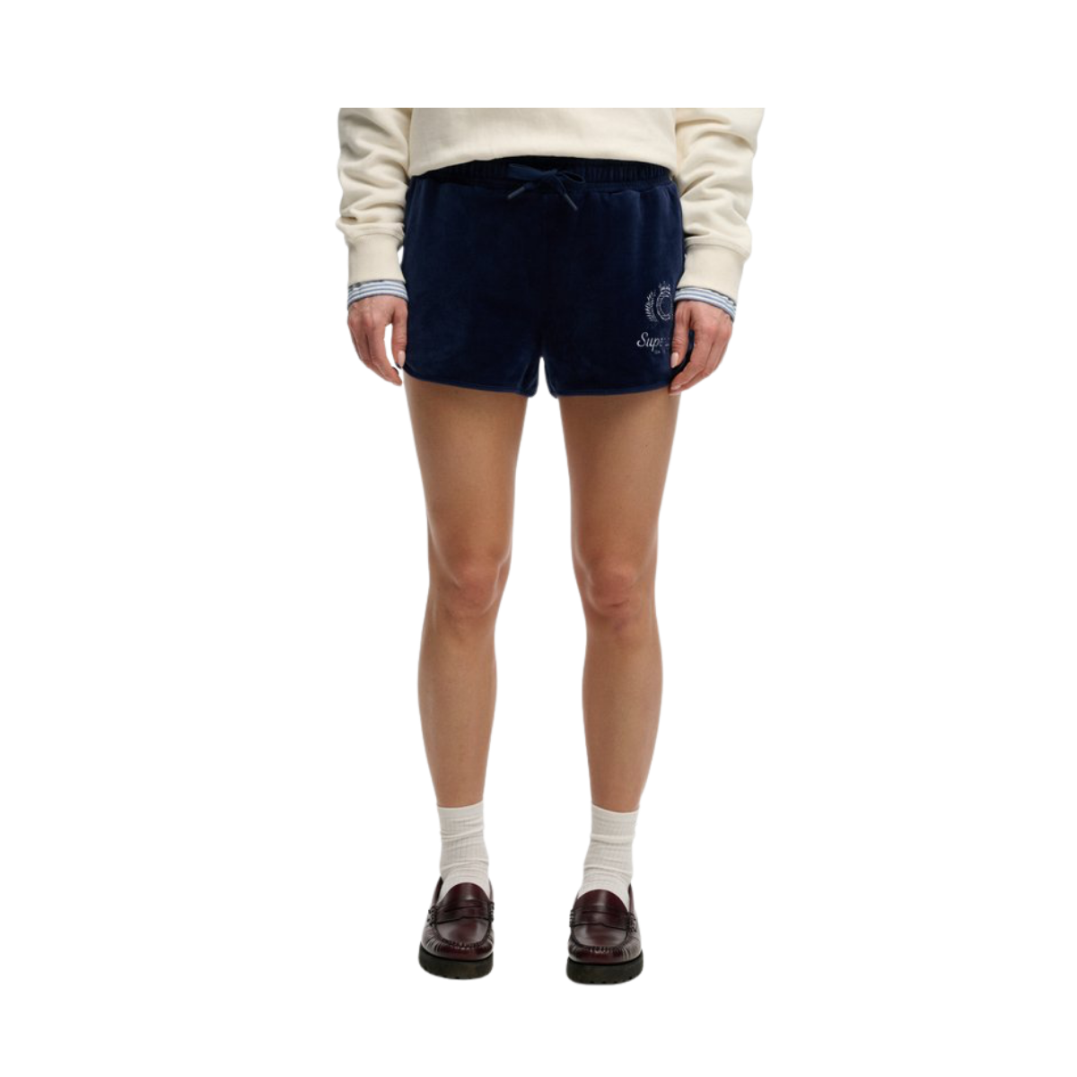 Country Club Velour Shorts - Eclipse Navy