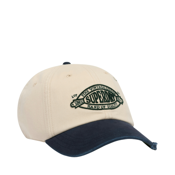 Contrast Peak Baseball Cap - Stone Mason