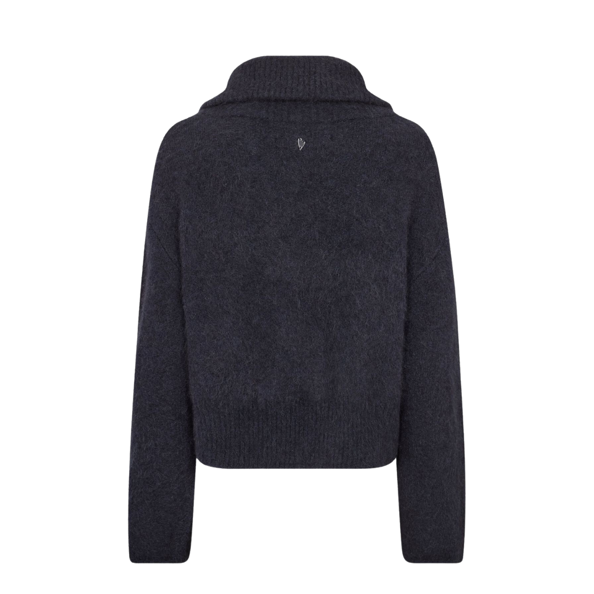MMHulda Knit Zip Cardigan - Salute Navy