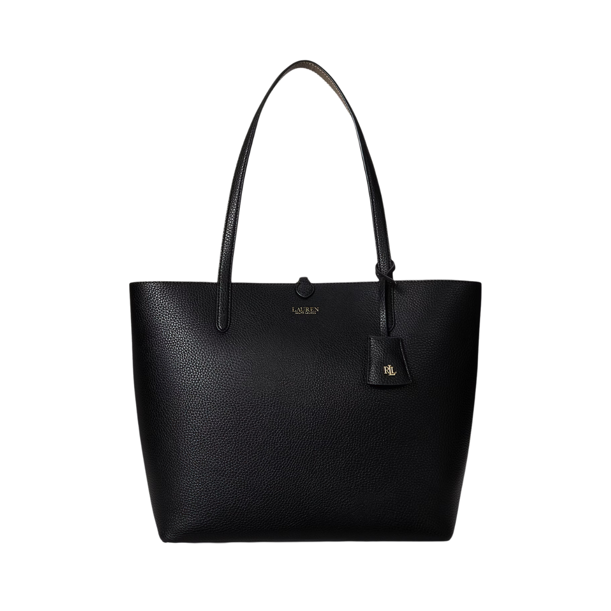 Reversible Medium Tote - Black/Taupe