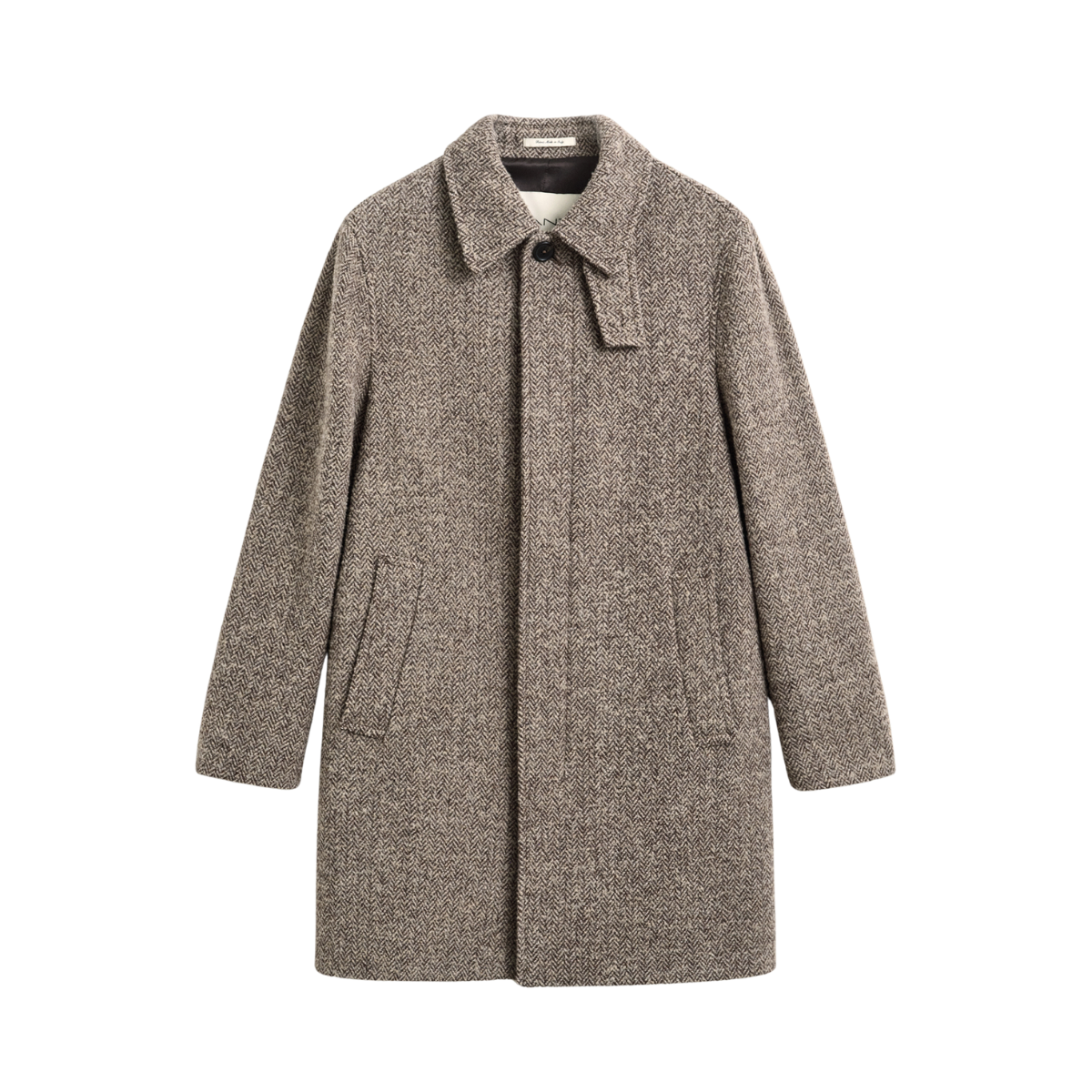 Wool Car Coat - Mist Taupe