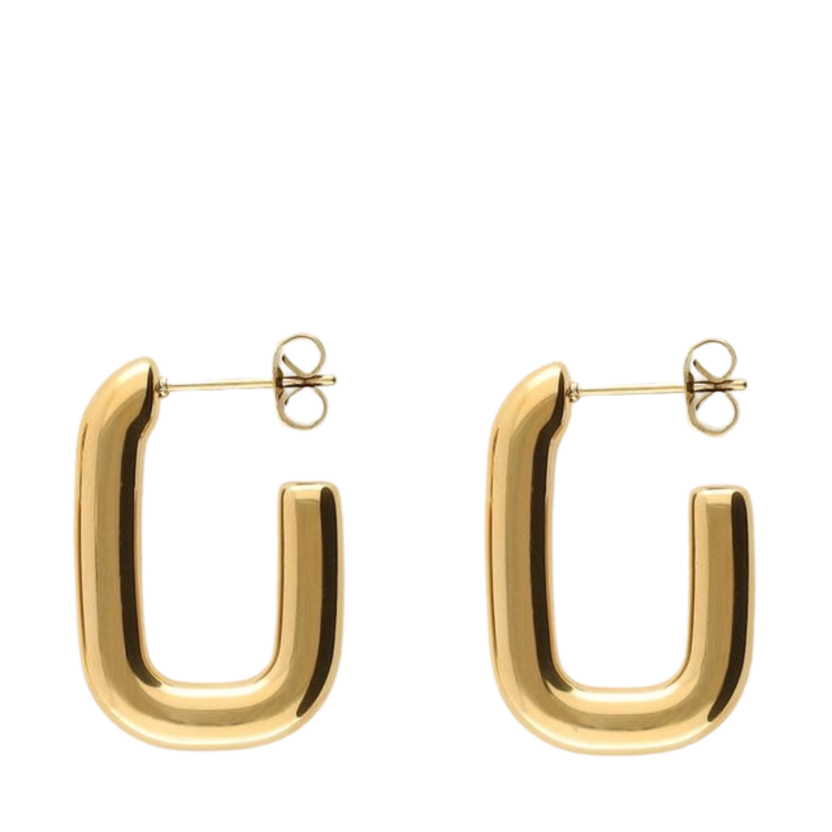 Earrings Rectangular - 1200 Gold