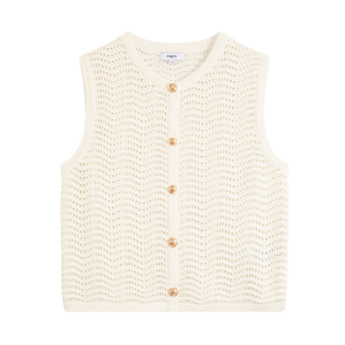 Gilet Gemi - 01-Blanc Casse