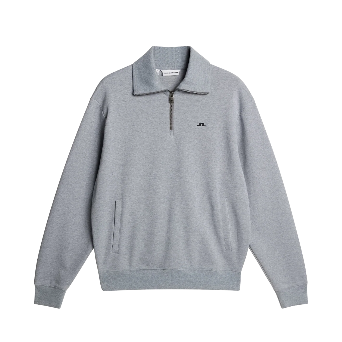 Callan quarter zip - Medium Grey Melange